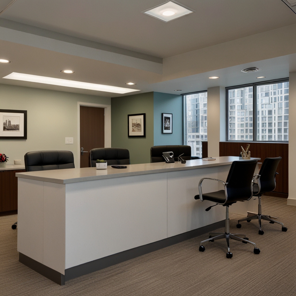 Bank application form with notes