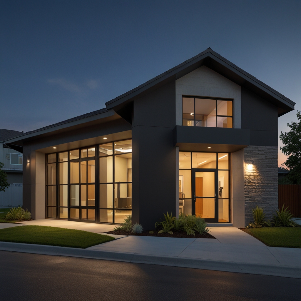 Realtor explaining FHA mortgage benefits