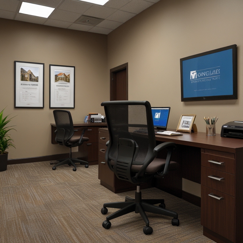 Loan officer analyzes mortgage options